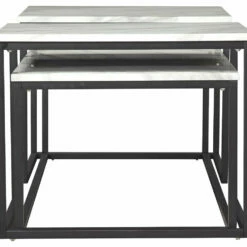 Ashley Furniture Donnesta - Gray/black - Occasional Table Set (3/cn)