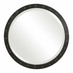 Accessories Uttermost Beldon Round Industrial Mirror
