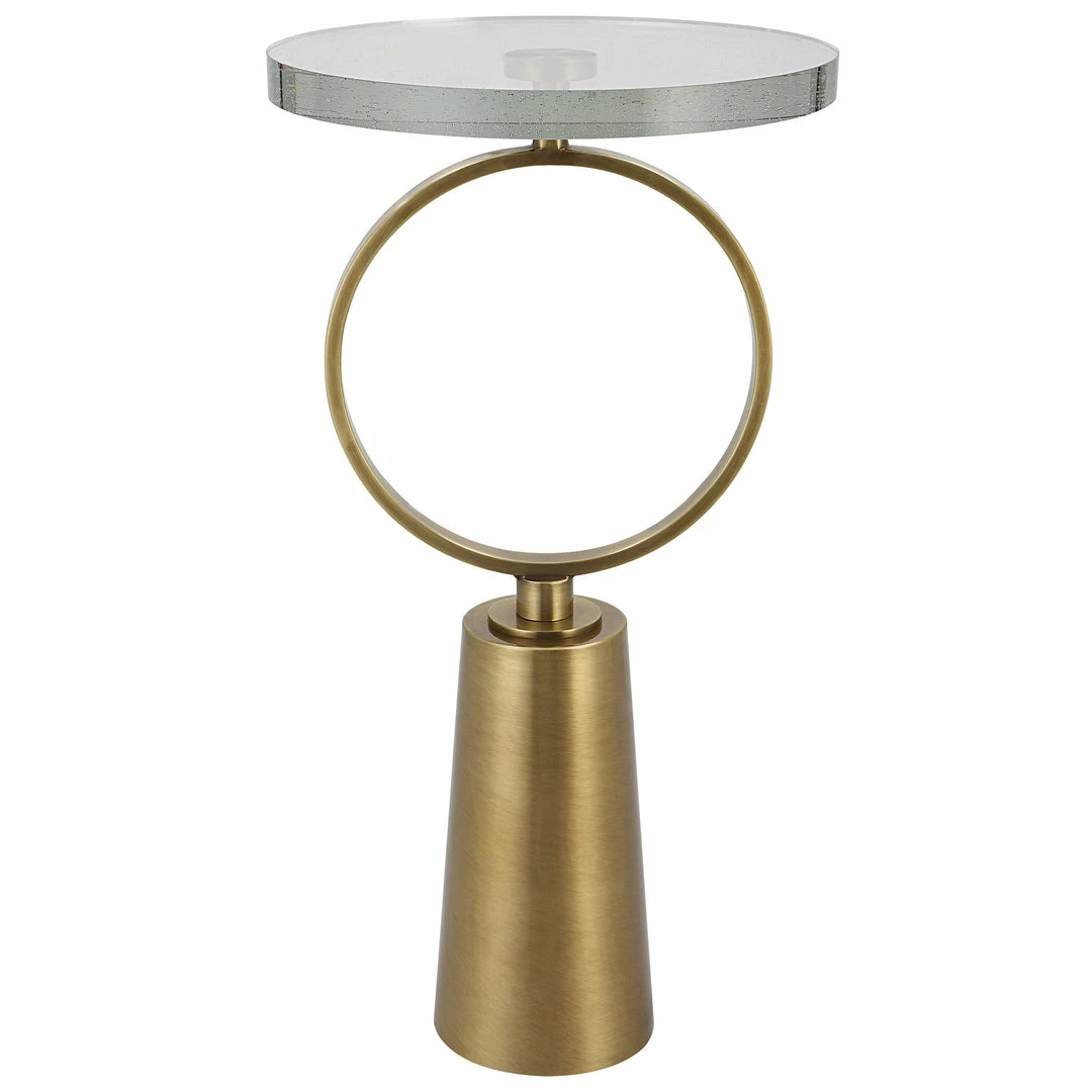 Brand new ✨ Uttermost Ringlet Brass Accent Table Tables 👍 3 Uttermost Ringlet Brass Accent Table Tables