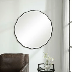 Uttermost Aneta Black Round Mirror Accessories