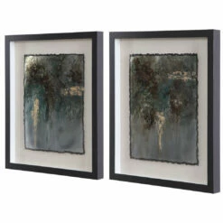 Accessories Uttermost Rustic Patina Framed Prints, Set/2