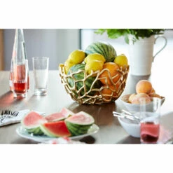 Moe's Home Collection Table Decor Nest Bowls Gold Set Of 2