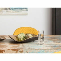 Moe's Home Collection Table Decor Hammered Gold Tray S/ 2