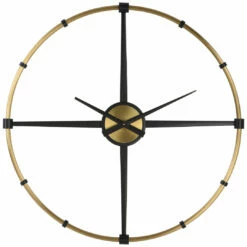 Uttermost Captain Industrial Wall Clock