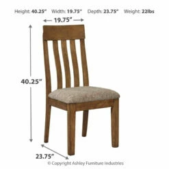 Ashley Furniture Flaybern - Light Brown - Dining Uph Side Chair (2/cn)