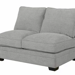 Emerald Home Analiese Cuddler Sectional, Dove Sectionals