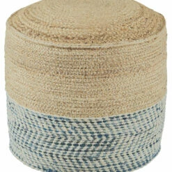 Ashley Furniture Matson - Natural/blue - Pouf