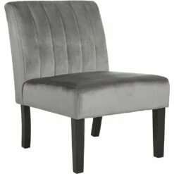 Ashley Furniture Hughleigh - Dark Gray - Accent Chair
