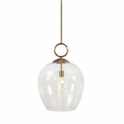 Accessories Uttermost Calix Large Blown Glass 1 Light Pendant