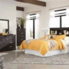 Deals 🔥 Signature Design By Ashley® Reylow - Dark Ultimate Best In Class 👗 Dresser, Mirror, Bookcase Headboard With Bolt On Bed Frame Bedroom Sets 🧨 1 Signature Design By Ashley® Reylow - Dark Ultimate Best In Class Dresser, Mirror, Bookcase Headboard With Bolt On Bed Frame Bedroom Sets