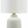Promo โ Ashley Furniture Donnford - Gray - Ceramic Table Lamp (1/cn) Accessories ๐ 2 Ashley Furniture Donnford - Gray - Ceramic Table Lamp (1/cn) Accessories