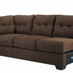 Benchcraft® Sectionals Maier - Walnut - Left Arm Facing Sofa 2 Pc Sectional