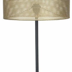 Ashley Furniture Mance - Gray/brass Finish - Metal Table Lamp (1/cn) Accessories