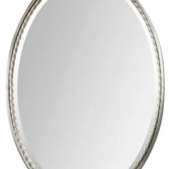 Uttermost Casalina Nickel Oval Mirror