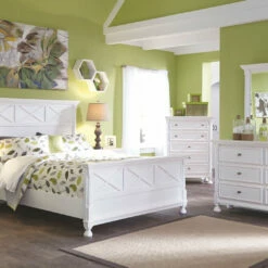 Signature Design By Ashley® Beds Kaslyn - White - Queen Panel Bed