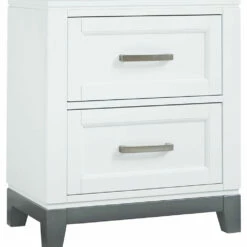 Ashley Furniture Brynburg - White - Two Drawer Night Stand