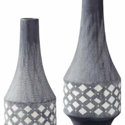 Ashley Furniture Dornitilla - Black/white - Vase Set (2/cn) Table Decor