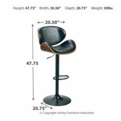 Ashley Furniture Bellatier - Ultimate Best In Class Tall UPH Swivel Barstool(1/CN) Stools