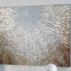 Ashley Furniture Accessories Elaina - Gray/white/brown - Wall Art