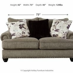 Wholesale 🥰 Ashley Furniture Sembler - Cobblestone - Loveseat ✔️ 11 Ashley Furniture Sembler - Cobblestone - Loveseat