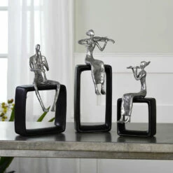 Uttermost Musical Ensemble Statues, S/3 Table Decor