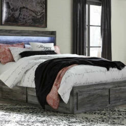 Signature Design By Ashley® Baystorm - Gray - Panel Bed Beds