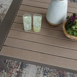 Signature Design By Ashley® Tables Tropicava - Taupe - Rectangular Cocktail Table