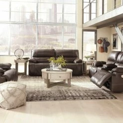 Signature Design By Ashley® Reclining Furniture Ricmen - Power Reclining Sectional Set