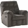 Ashley Furniture Acieona - Slate - Swivel Rocker Recliner Reclining Furniture