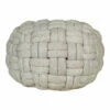 Moe's Home Collection Accessories Bronya Pouf Pebble Grey