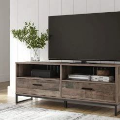 Ashley Furniture Neilsville - Multi Gray - Medium Tv Stand TV Stands