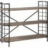 Ashley Furniture Flintley - Brown/gunmetal - Bookcase