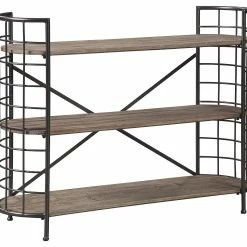 Ashley Furniture Flintley - Brown/gunmetal - Bookcase
