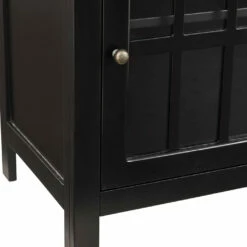 Best Sale 😍 Ashley Furniture Opelton - Black - Accent Cabinet 😀 12 Ashley Furniture Opelton - Black - Accent Cabinet