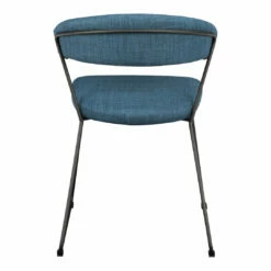 Outlet 🔥 Moe's Home Collection Adria Dining Chair Blue-m2 👏 12 Moe's Home Collection Adria Dining Chair Blue-m2