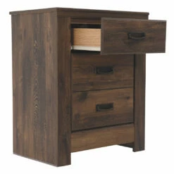 Ashley Furniture Quinden - Dark Brown - Two Drawer Night Stand