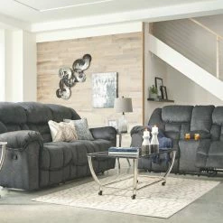 Ashley Furniture Reclining Furniture Capehorn - Granite - Reclining Sofa