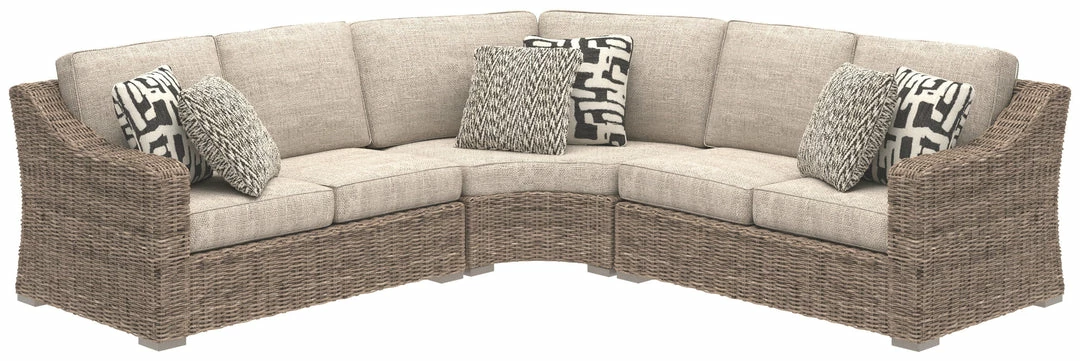 Promo ✨ Signature Design By Ashley® Beachcroft - Cushioned - Sectional Lounge 🤩 8 Signature Design By Ashley® Beachcroft - Cushioned - Sectional Lounge