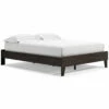 Budget 🧨 Ashley Furniture Piperton - Brown / Black - Queen Platform Bed Beds 👏 1 Ashley Furniture Piperton - Brown / Black - Queen Platform Bed Beds
