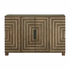 Uttermost Layton Geometric Console Cabinet Cabinets