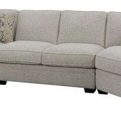 Emerald Home Analiese Sectional, Ivory Tan