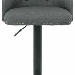 Signature Design By Ashley® Stools Gaddison - Gray/black - Tall Uph Swivel Barstool(2/cn)