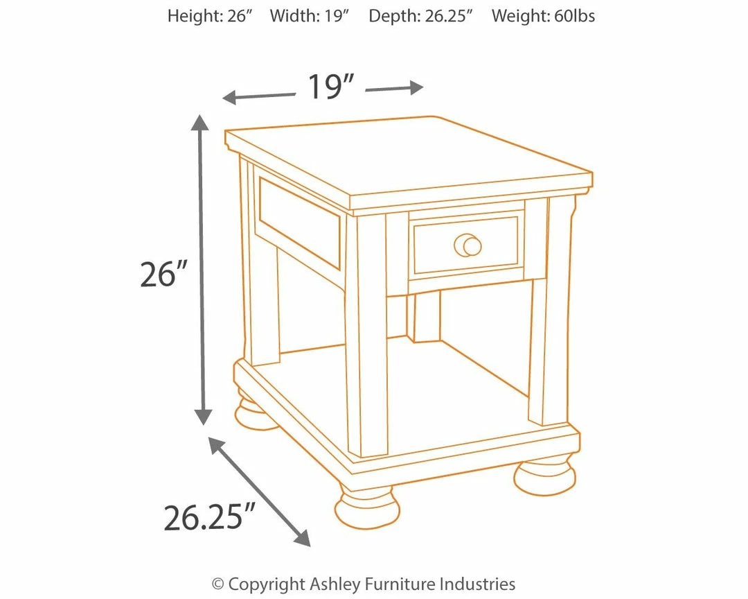 Best Sale ๐ Ashley Furniture Tables Porter - Rustic Brown - Chair Side End Table โ 6 Ashley Furniture Tables Porter - Rustic Brown - Chair Side End Table
