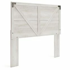 Ashley Furniture Shawburn - Whitewash - Queen Crossbuck Panel Hdbd Headboards