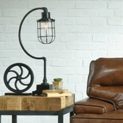 Best Sale ❤️ Ashley Furniture Jae - Antique Black - Metal Desk Lamp (1/cn) 🥰 21 Ashley Furniture Jae - Antique Black - Metal Desk Lamp (1/cn)