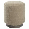 Budget 🎉 Uttermost Avila Latte Round Ottoman ❤️ 2 Uttermost Avila Latte Round Ottoman