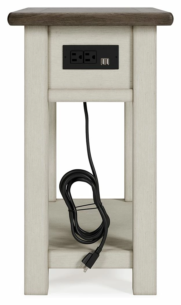 Discount 🥰 Ashley Furniture Bolanburg - White / Brown / Beige - Chair Side End Table 🤩 6 Ashley Furniture Bolanburg - White / Brown / Beige - Chair Side End Table
