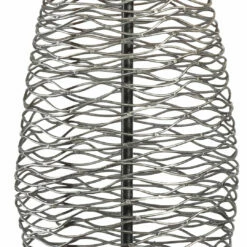 Uttermost Sinuous Wavy Steel Mesh Lamp
