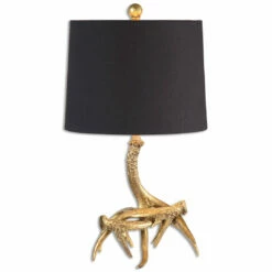 Accessories Uttermost Golden Antlers Table Lamp