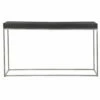 Uttermost Jase Black Concrete Console Table Tables